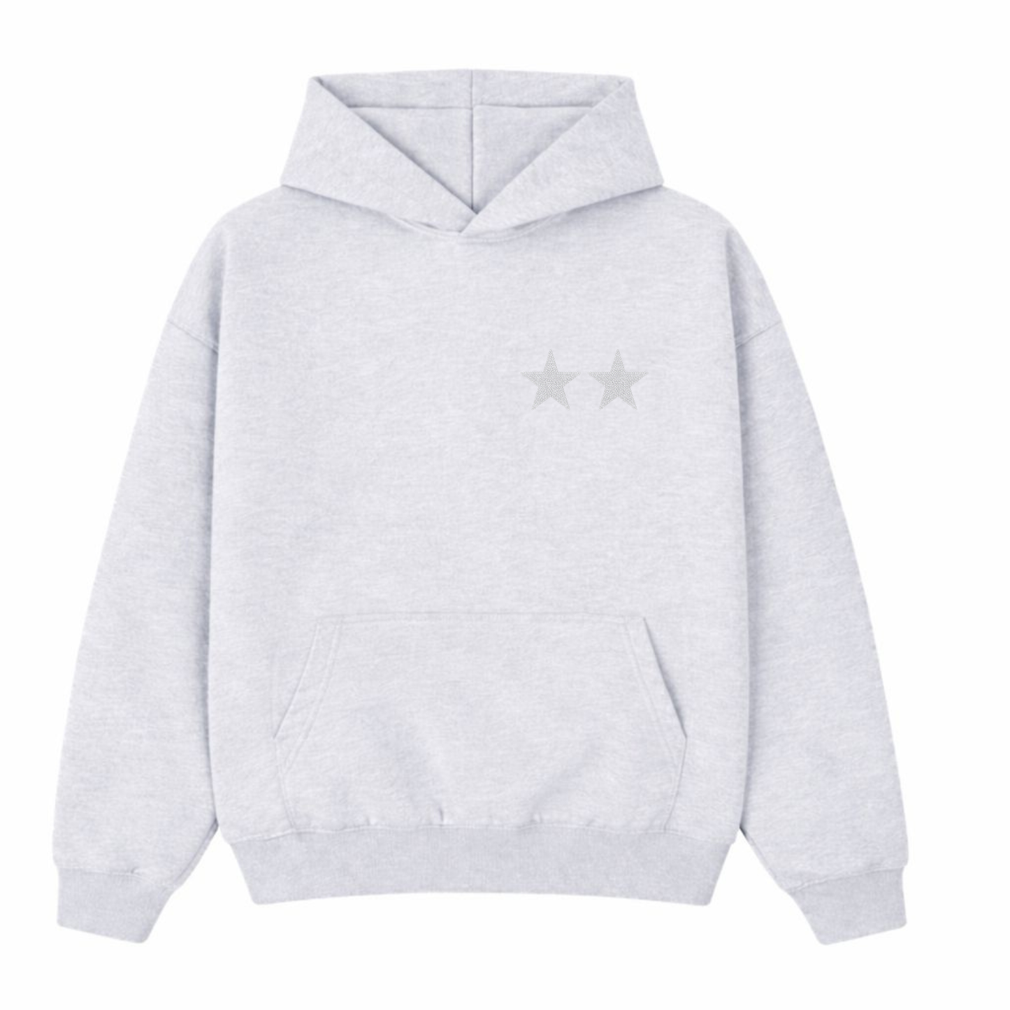 “AFTER HOURS” Crystal hoodie Grey