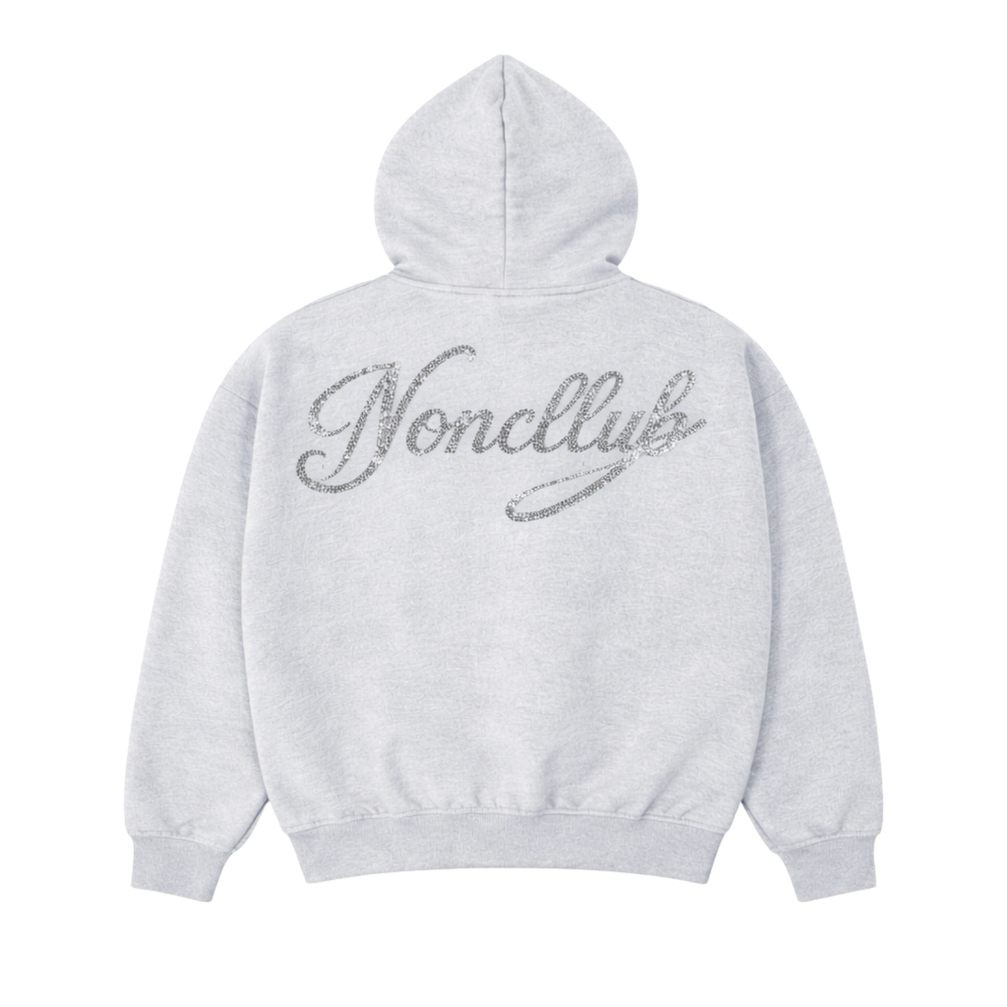 “AFTER HOURS” Crystal hoodie Grey