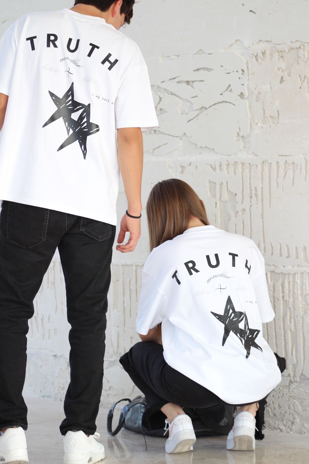 Broken TRUTH t-shirt White